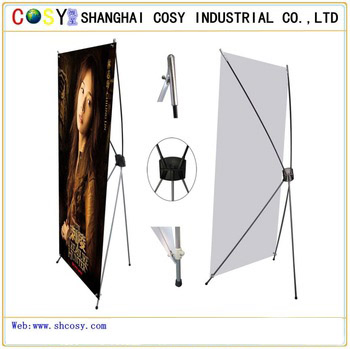Light Weight X Banner Stand with Fashion Style for Display