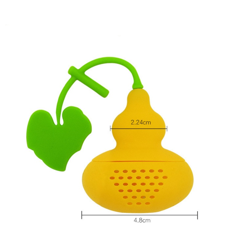 Calabash Shape FDA Silicone Reusable Coffee Strainer Filter Bag Silicone Tea Infuser