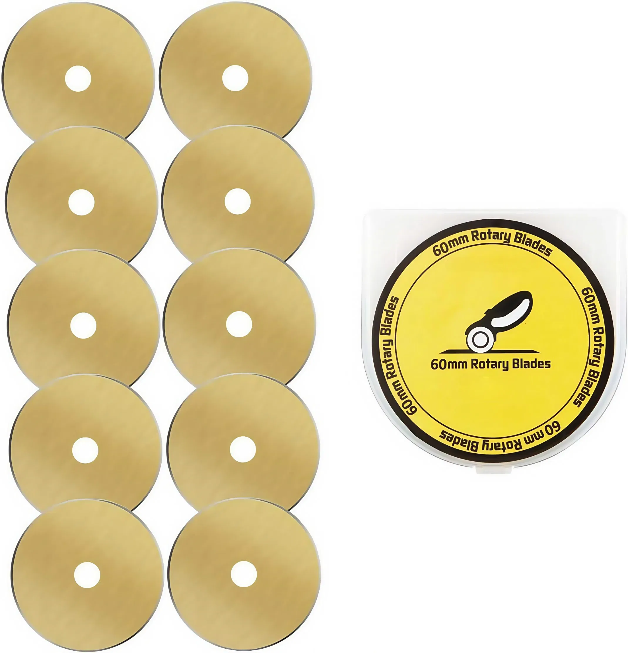 60mm Sks7 Rotary Cutter Blades for Quilting and Sewing