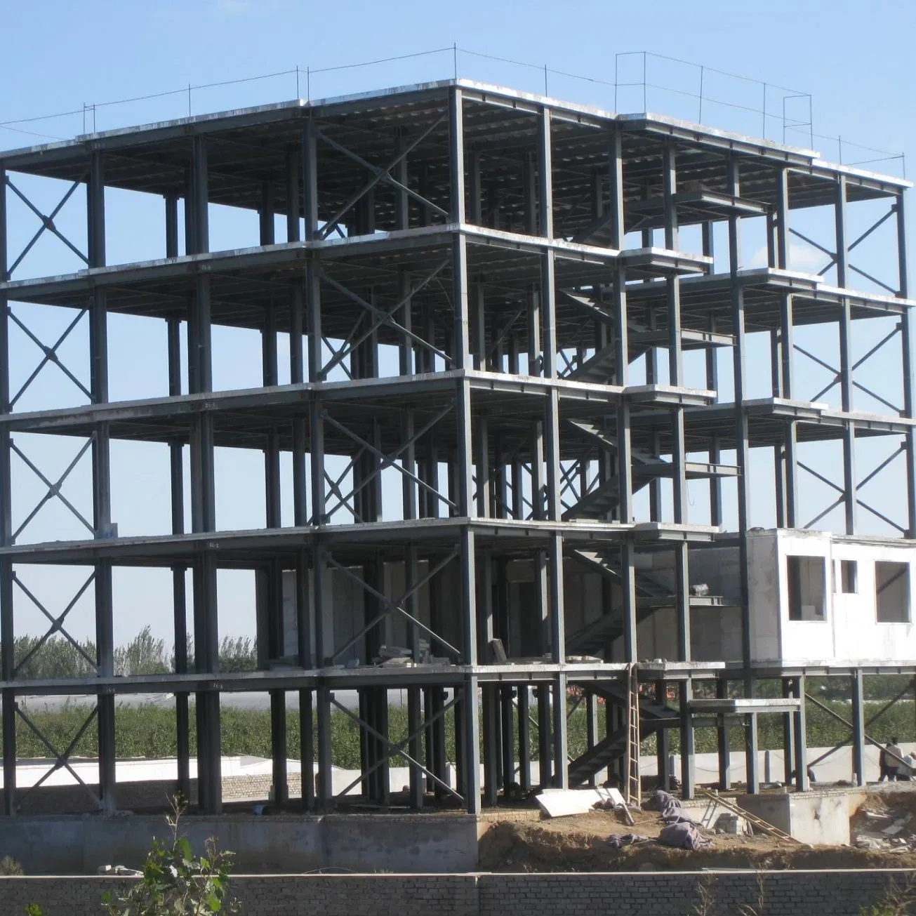 Steel Structure Building Multi-Story Prefab House Apartment