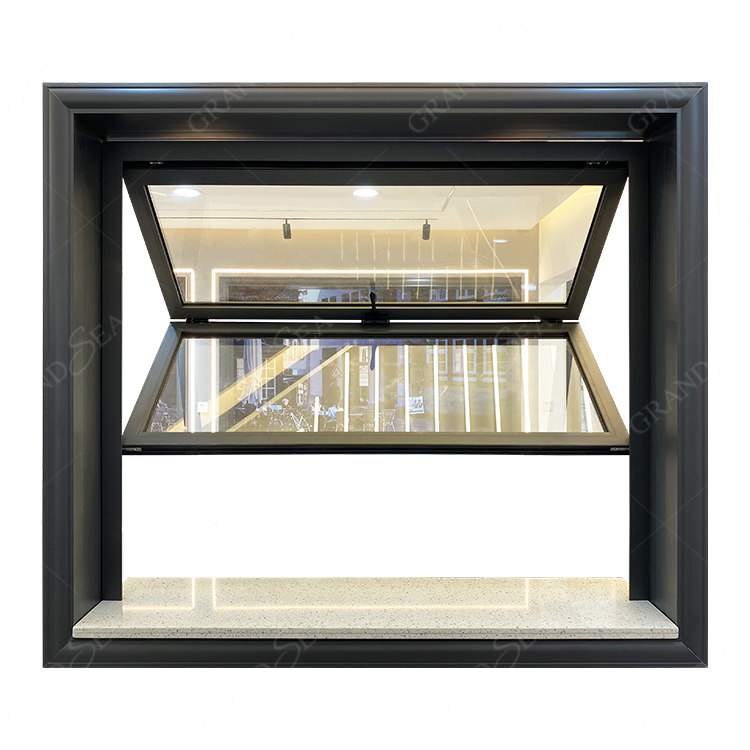 Wholesale New Grill Design House Custom Double Glazed Metal Glass Folding Windows Aluminum Window