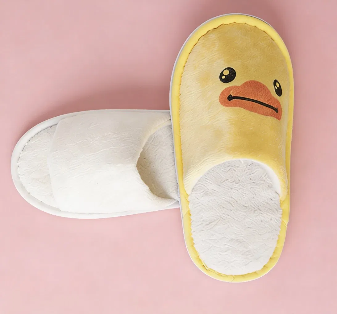 Wholesale Disposable Carton Customized Children's Slippers for Hotels