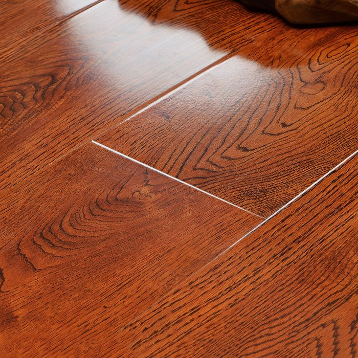 Highlight Bright Surface Indoor Laminated Flooring Engineered Wood 12mm Laminated Floor