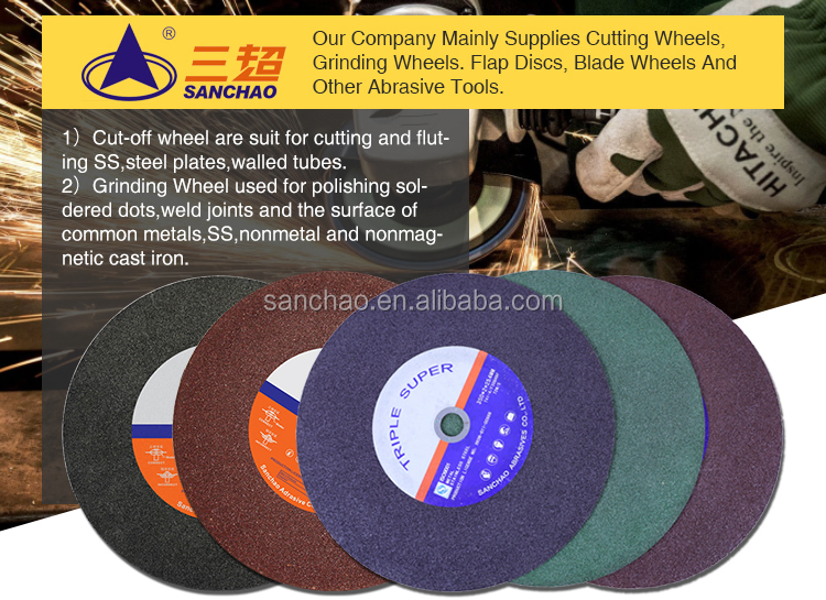 Cutting Metal off Disc Abrasive Wheel Steel Stainless Disk Grinding