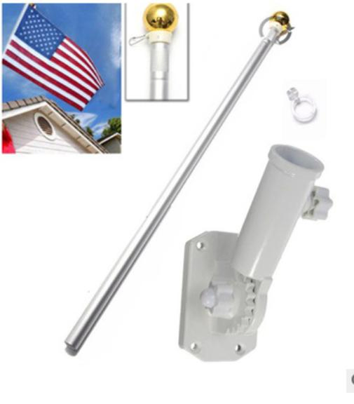 Aluminum Foadable Flag Pole Adjust Flag Pole Extension Pole Sectional Flag Pole