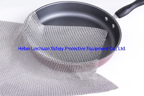 High Quality Cookware Stainless Steel Wire Chainmail Scrubber Factory