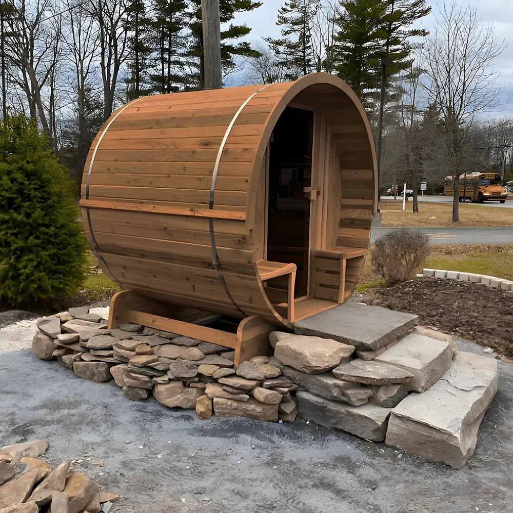 Сауна из массива дерева на 6-8 человек, коммерческая