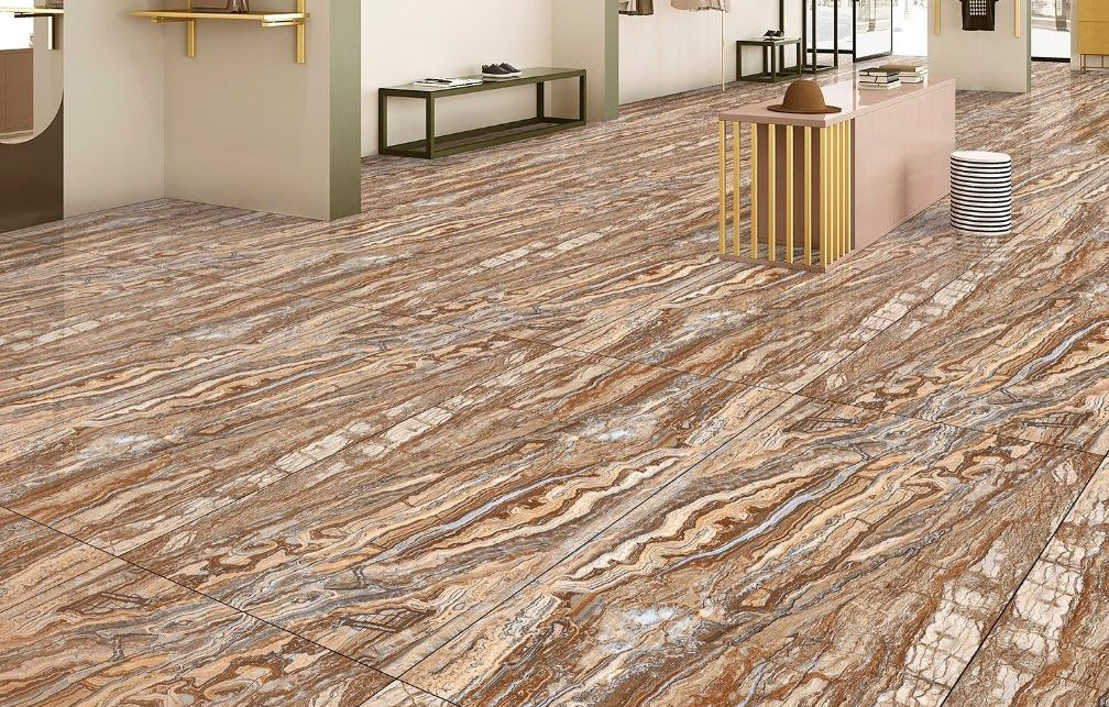 Modern Design Style Indoor Marble Polished Slab Customized Tile Wall Panel