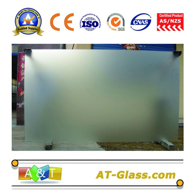 10mm Acid Etched Glass Frosted Glass for Bathroom Furniture Door Window