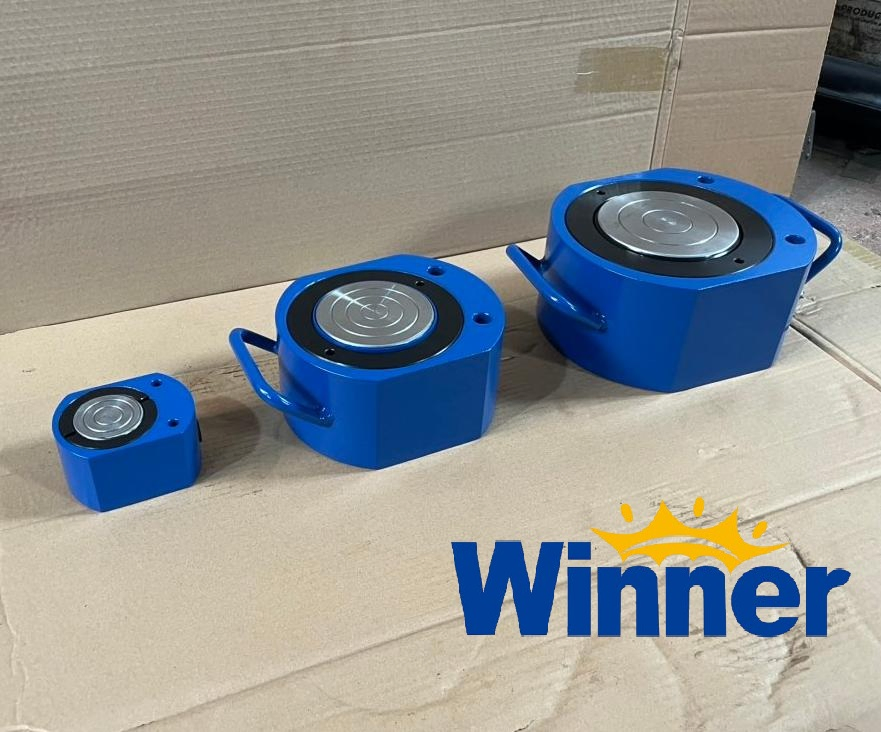 Гидравлический цилиндр одностороннего действия с пружинным возвратом