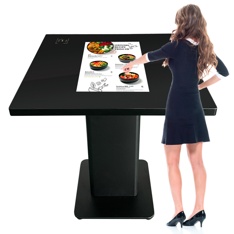 Waterproof Interactive Touchscreen Dining Table for Modern Restaurants