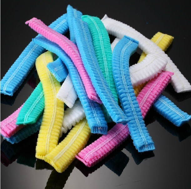 Disposable PP Nonwoven Bouffant Cap Hair Net for Food Industry