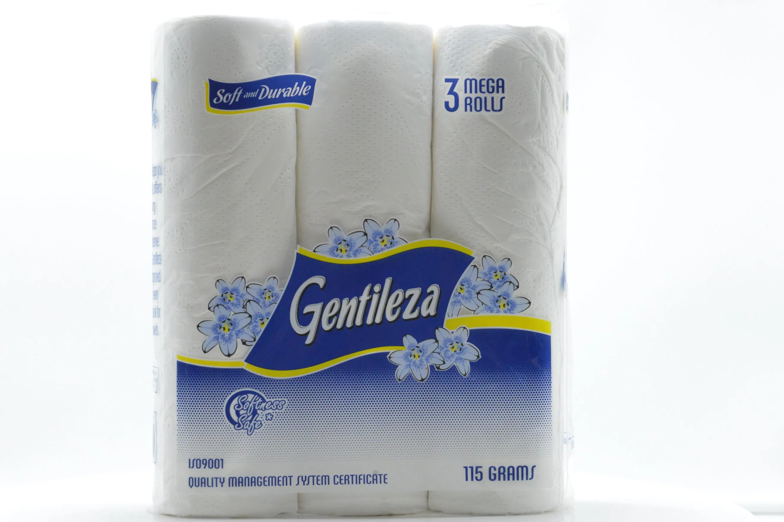 Strong Absorbent Nonresiduable 2 Ply 115g Big Roll Kitchen Paper Towel