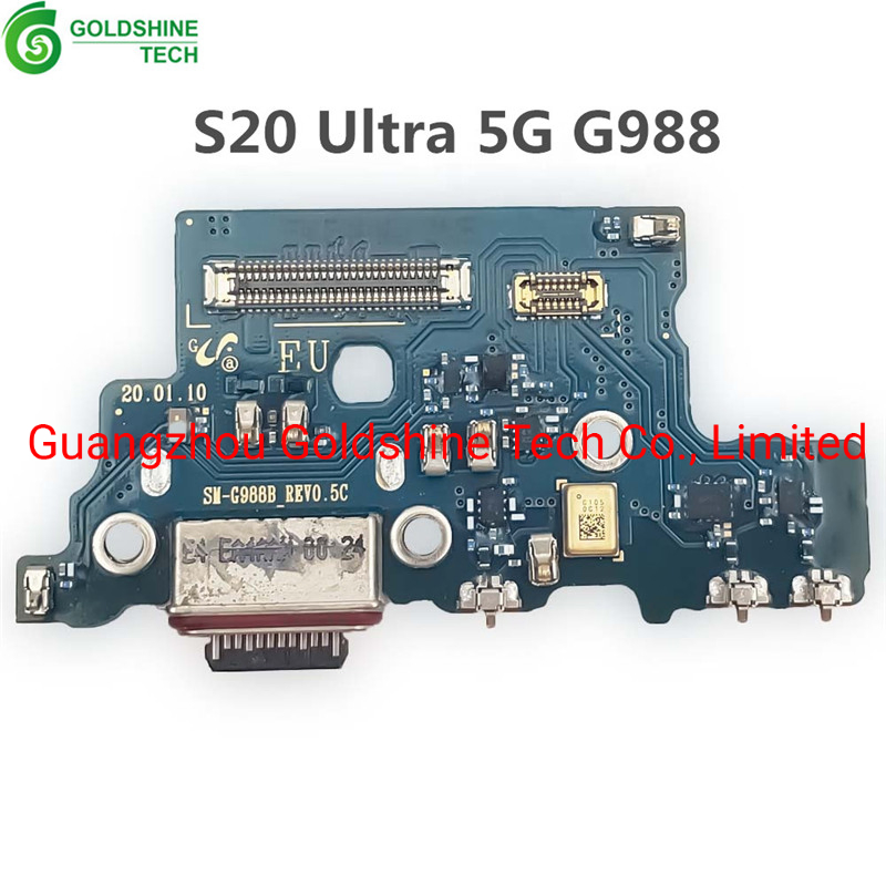 Ori Charging Port Smartphone Spare Parts for Samsung Galaxy S20 Ultra G988 USB Charge Board PCB Dock Connector Flex Cable Replacement