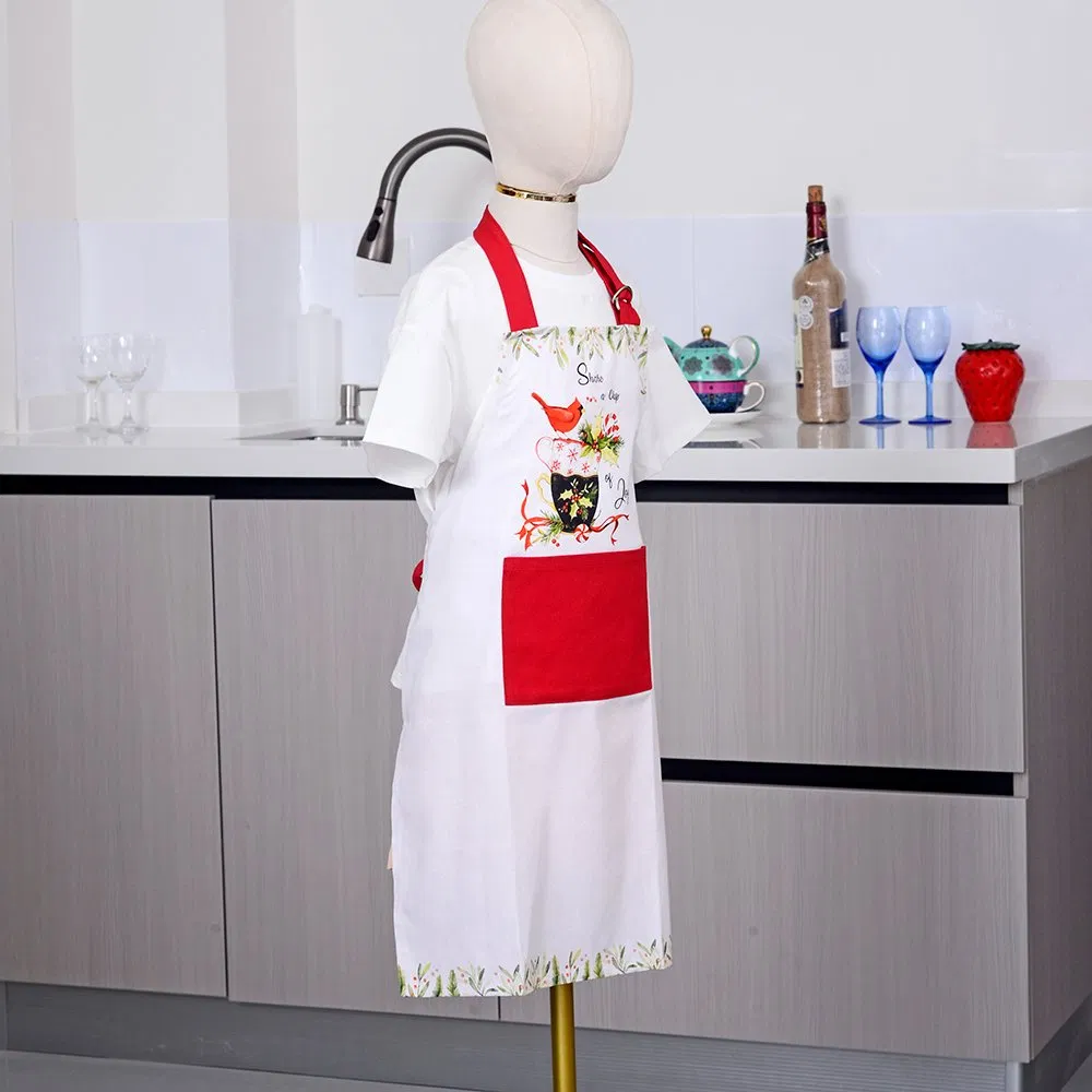 100% Pure Cotton Customizable Gift Wholesale Cheap Child Apron