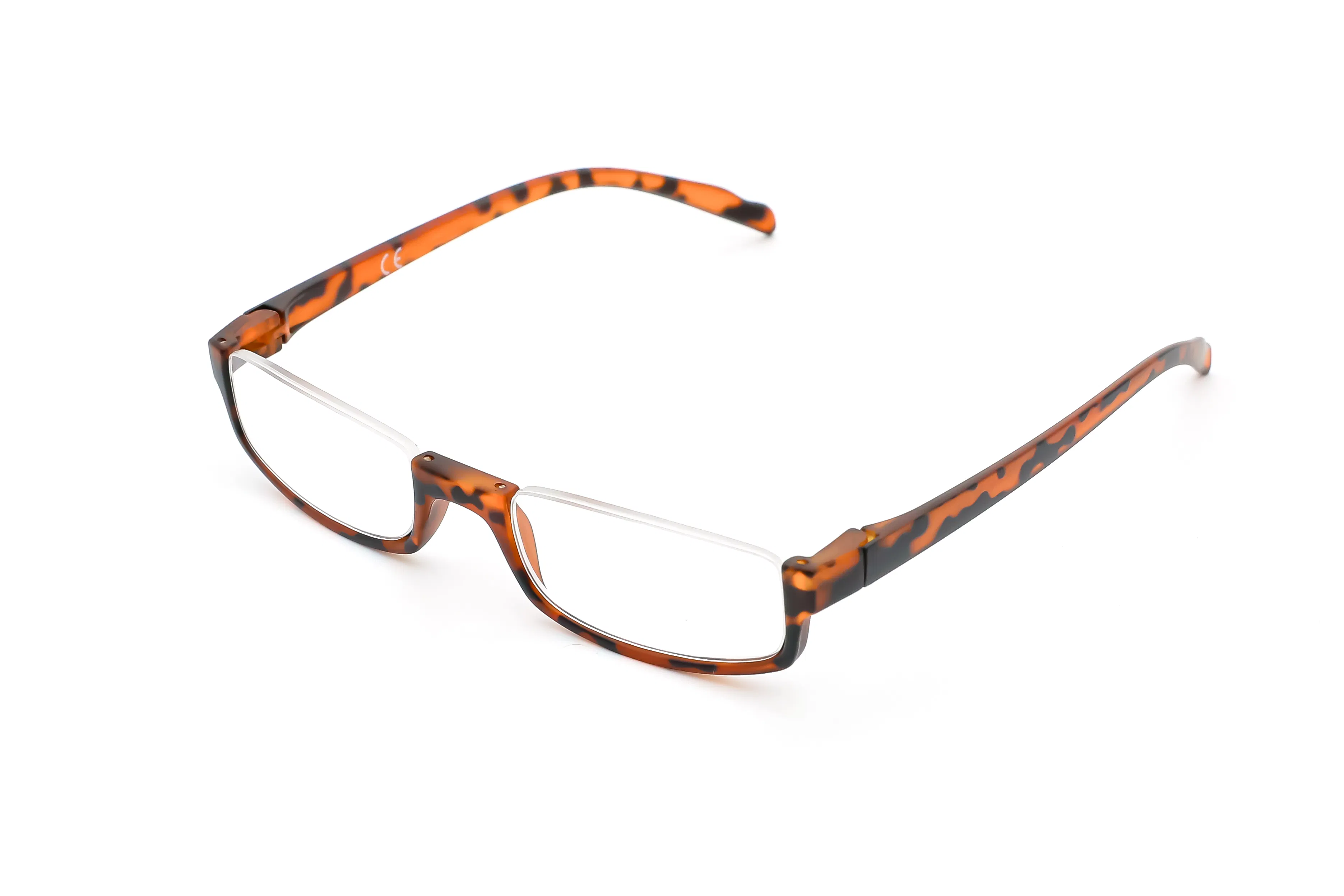 Small Square Classic Half Frame Anti Blue Light Reading Glasses