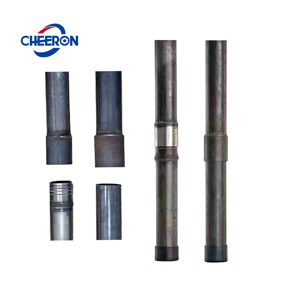 Sonic Logging Tube Testing in Pile Concrete Steel Cross Sonic Logging Pipe