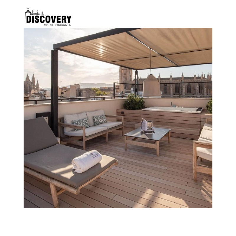 Garden Park Swimming Pool Anti-UV Anti-Fade WPC Composite Decking Flooring Outdoor Board