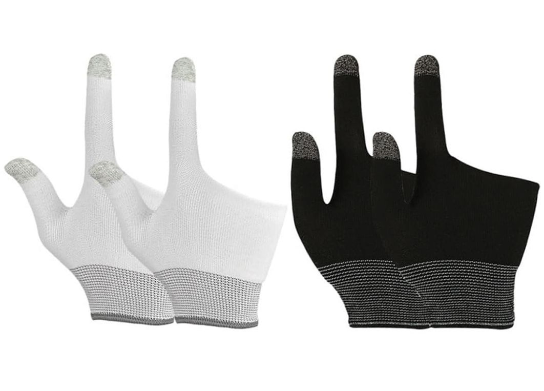 Nano Silver Fiber Gaming Gloves, High Conductivity