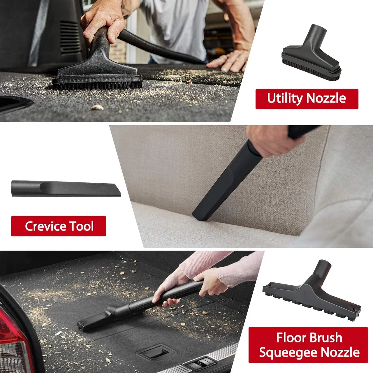 1200W Home Floor Vacuum Cleaner - 20L Dual-Mode Wet/Dry Drum Cleaner