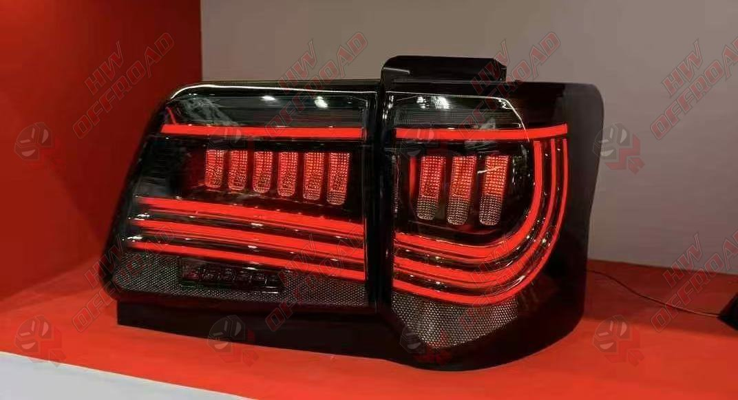 Smoked LED Tail Light for Toyota Fortuner 2012-2015 with Start-up Animation