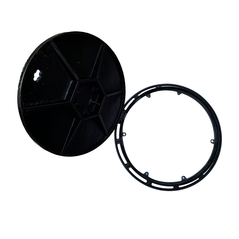 Чугунный люк круглый промышленный