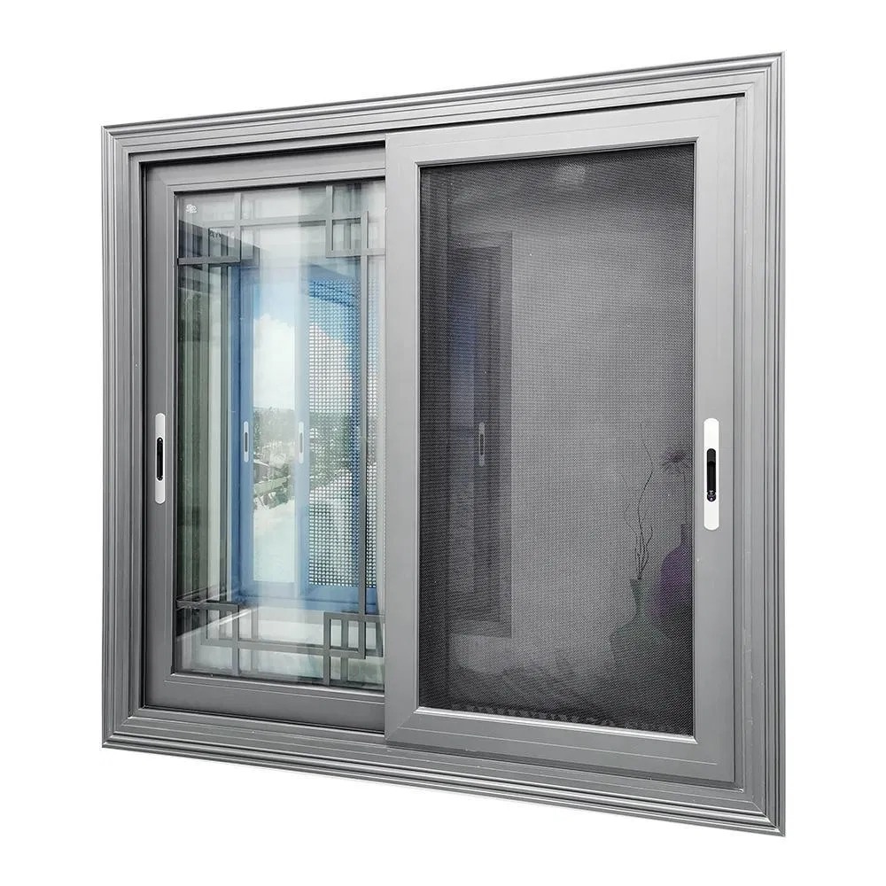 Wholesale High Quality UPVC PVC Aluminium Invisible Screen Sliding Casement Window
