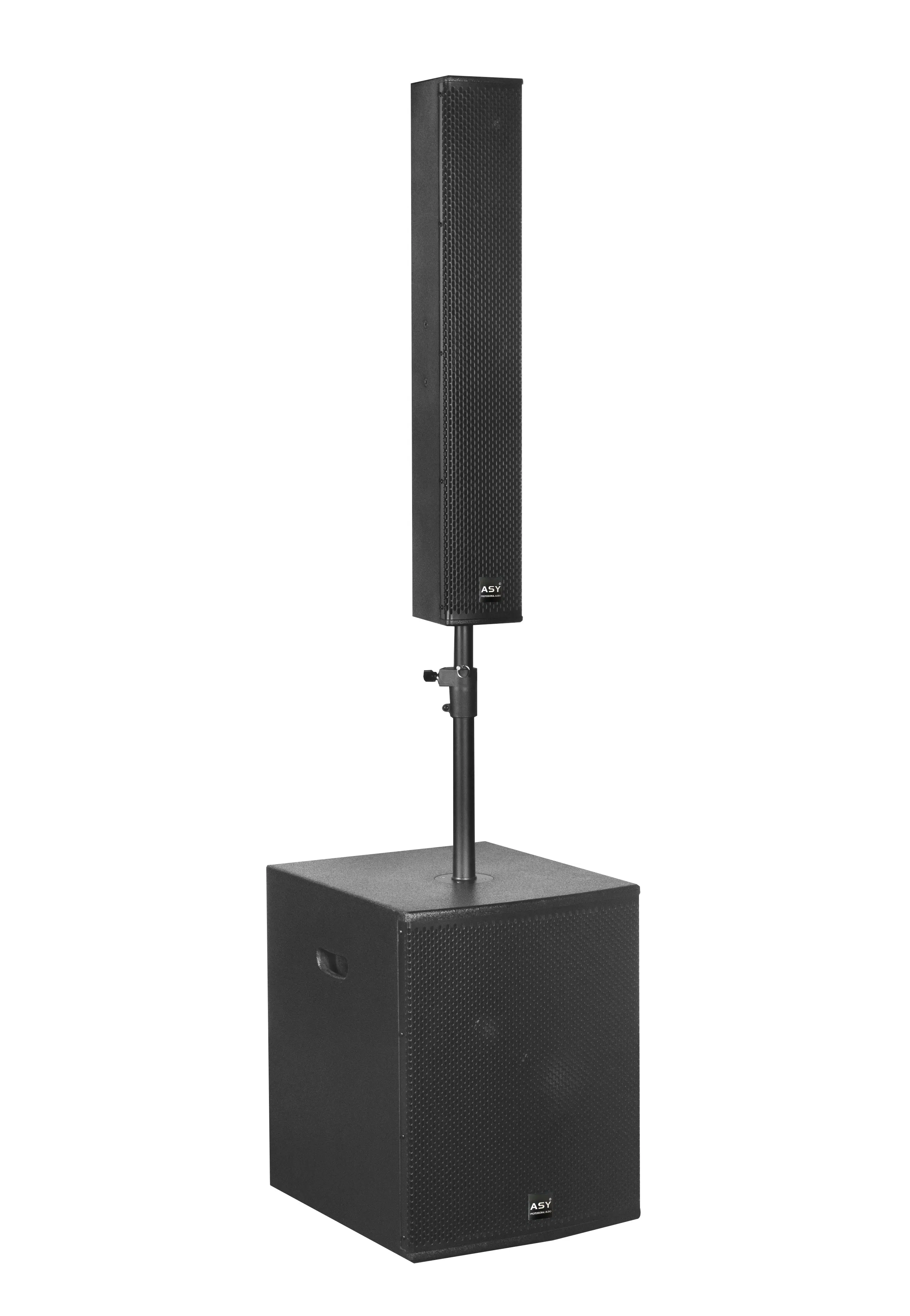 Top-Selling Wear Resistant Black Outdoor Six Unit Active Speaker System