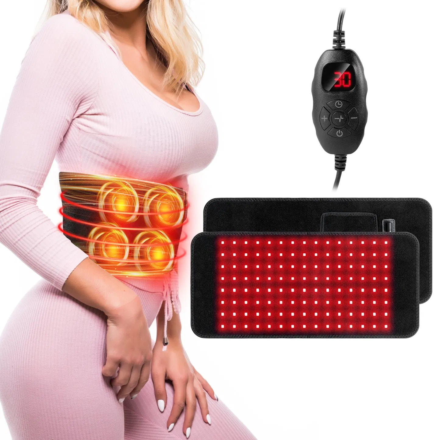 Full Body Pad 635nm Relief Red Light Therapy Wraps Belt