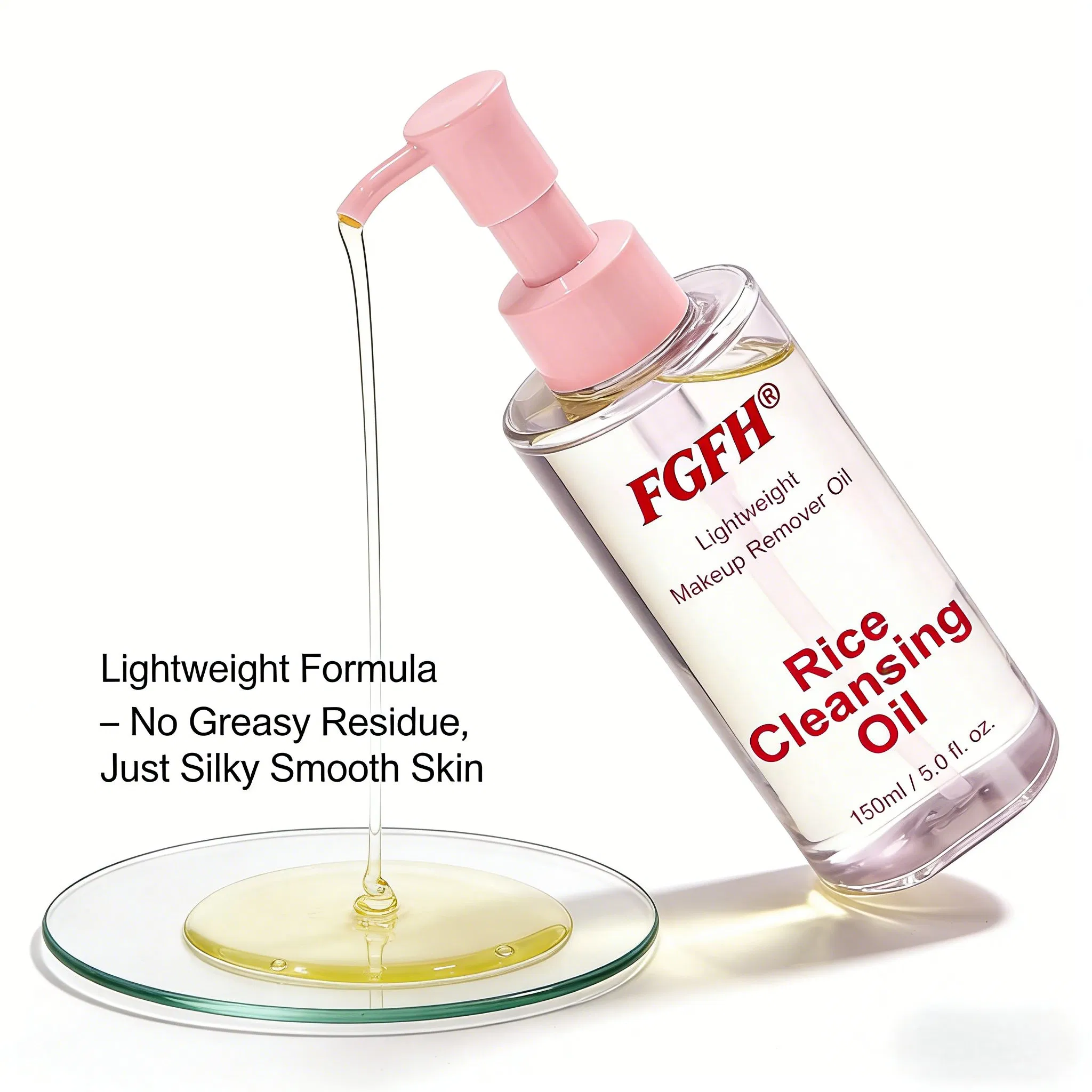 Herbal Rice Raw Pulp Cleansing Oil for Face Quick Makeup Removal Pore Purifying Moisturizer