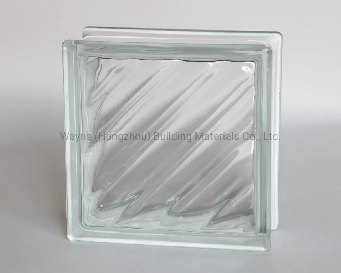 Clear Color Tinted Decorative Glass Block for Glass Partition Wall From 17 Years China Glass Supplier