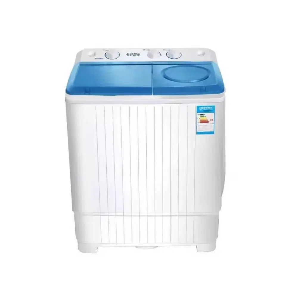 Plastic Top Cover Twin Tub Clothes Washer Top Loading 7kg Washing Machine