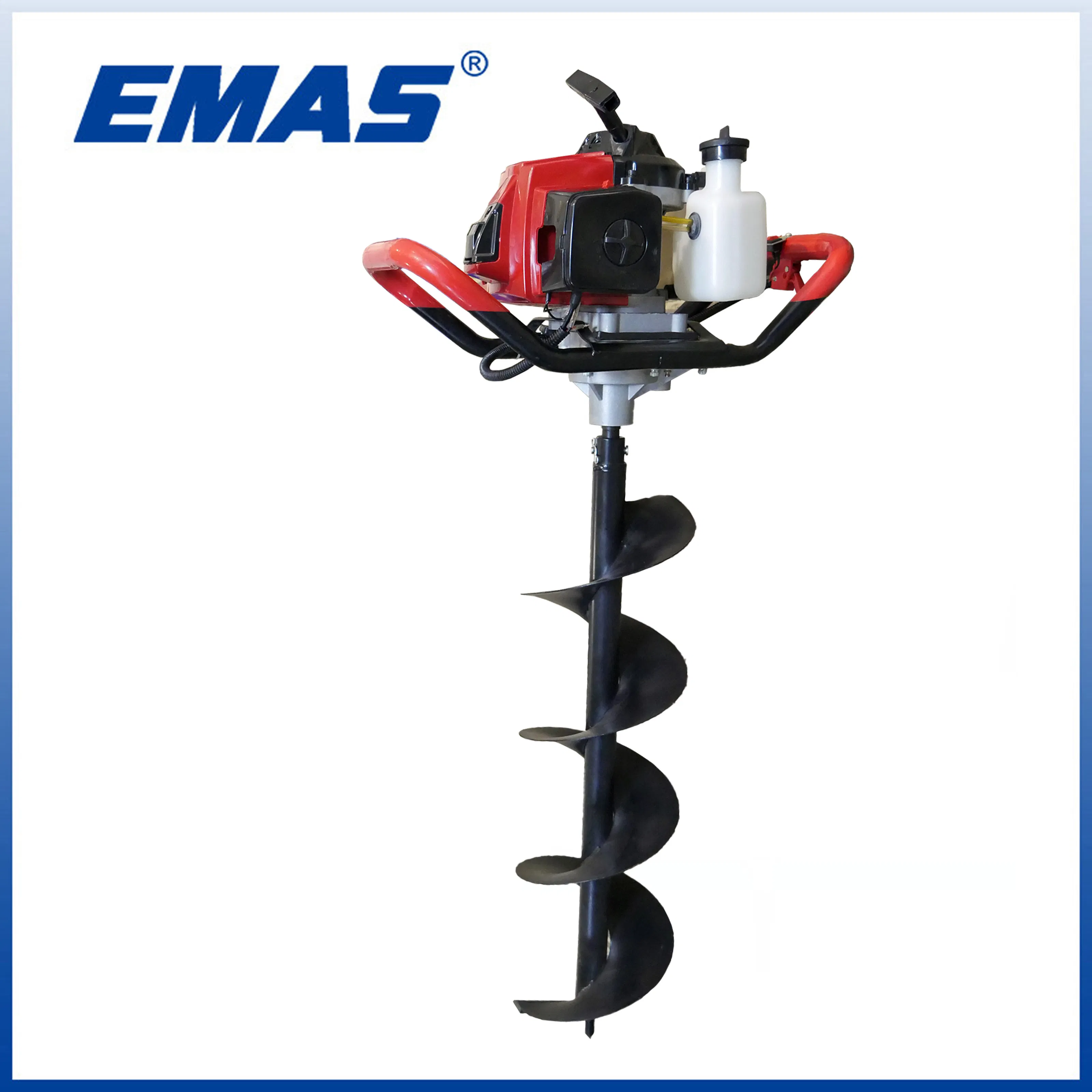 63cc Earth Auger Drill Digger Hand Push Hole Digger Ground Drill