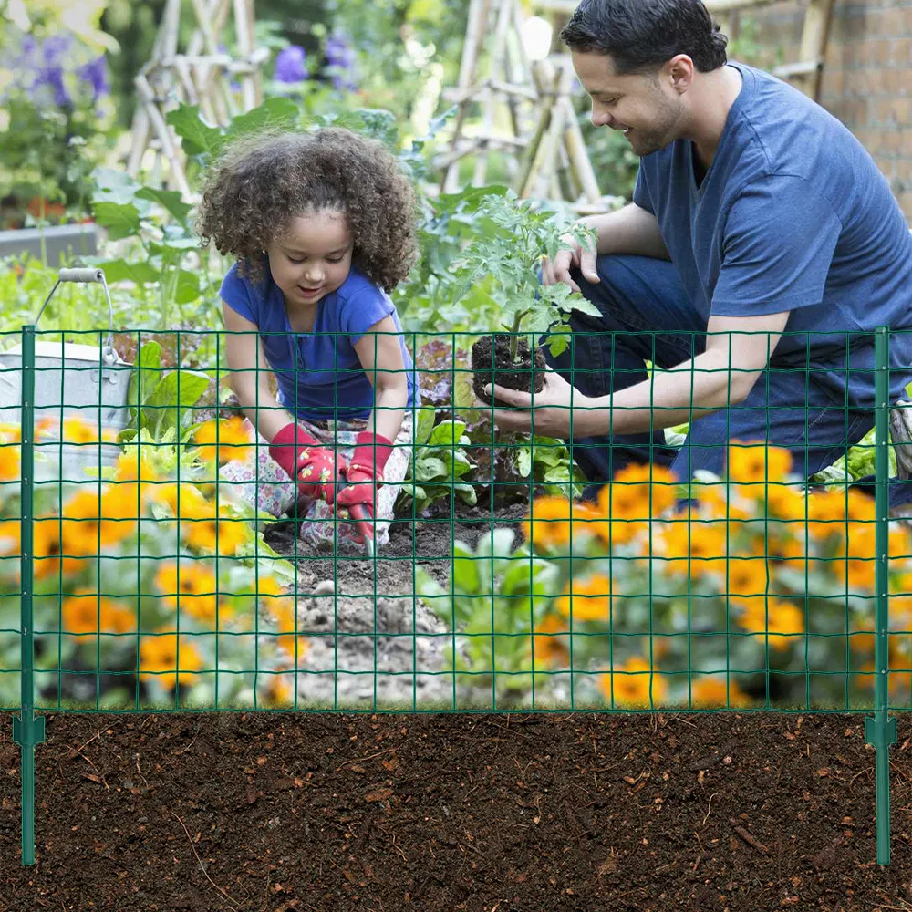 PVC Coated Euro Wire Mesh Fence Welded Mesh Dutch Metal PVC Coated Holland Wire Fence Euro Fence