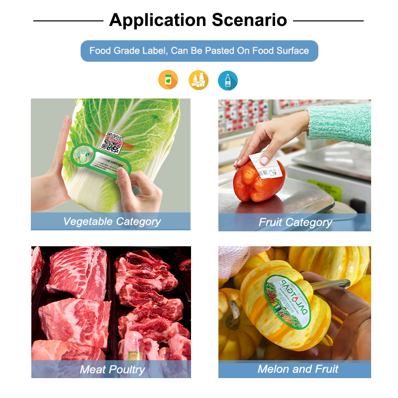 Supply Southeast Asia Self-Adhesive Raw Materials for Food Safety Top Thermal Labels Sticker