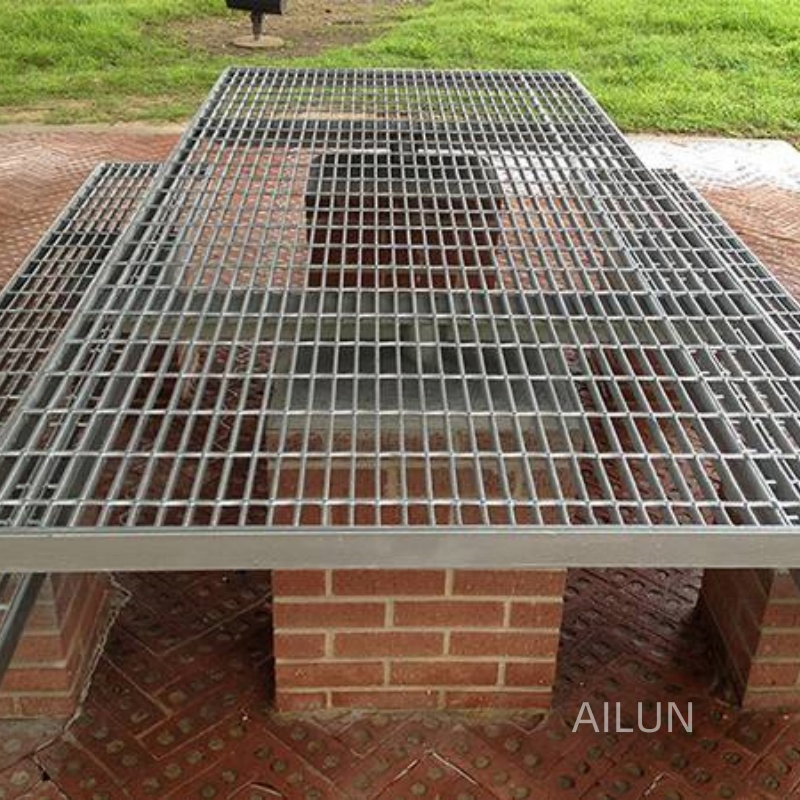 Quick-Release Clamp Serrated Steel Bar Grating for Modular Flooring