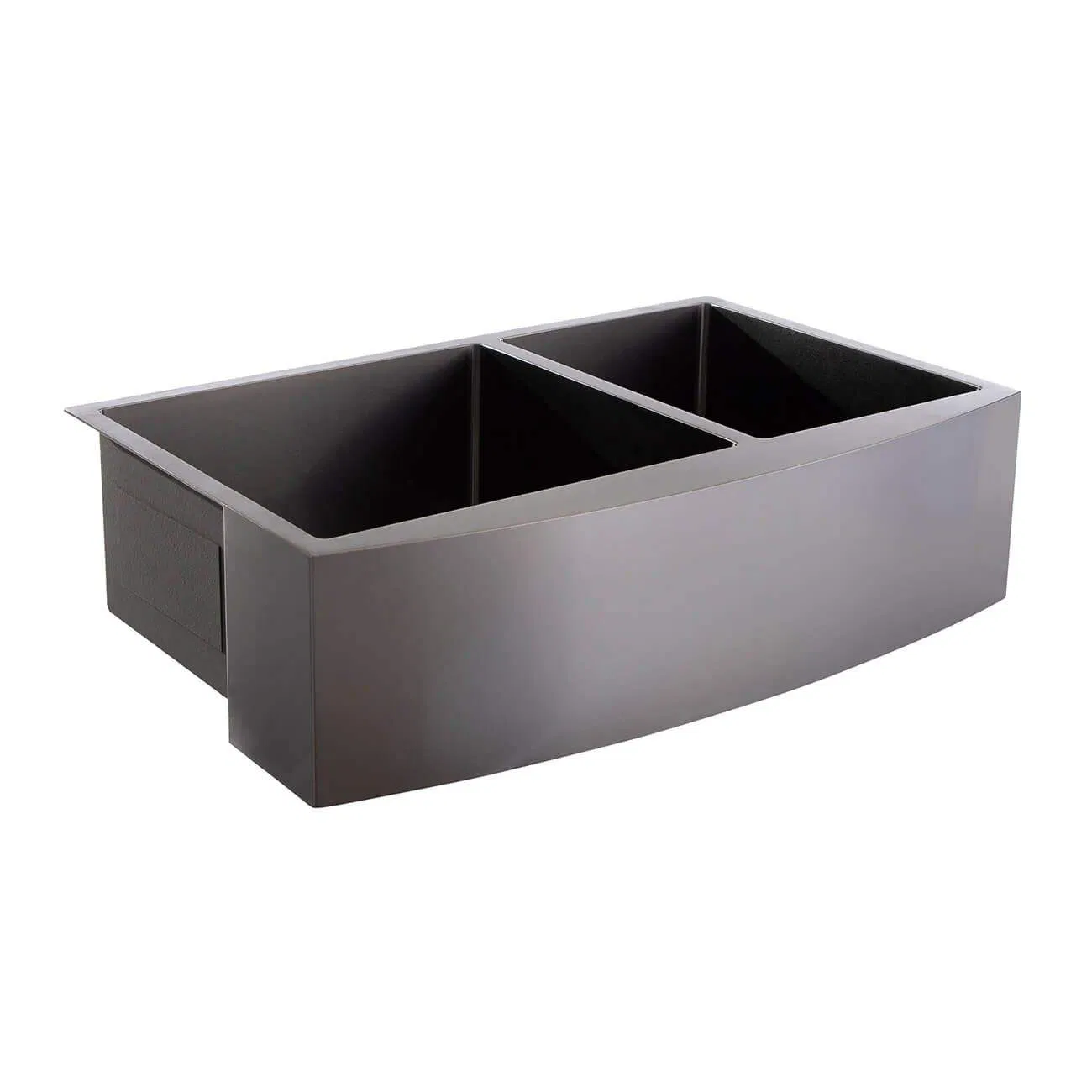 10060 Nano Tainless Steel 30" Bronze Double Bowl Apron Front Farmhouse Kitchen Sink