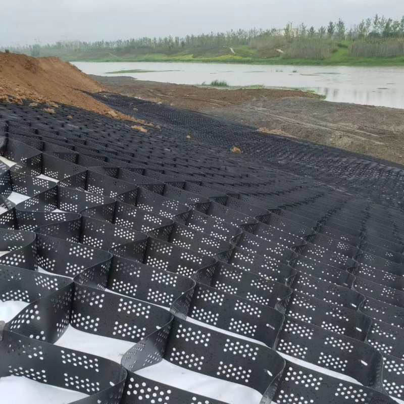High Quality Foundation Reinforcement Solutions with 1 0-1 5mm Hpde Geocell for Enhanced Friction in Steep Slopes and Driveway Foundations
