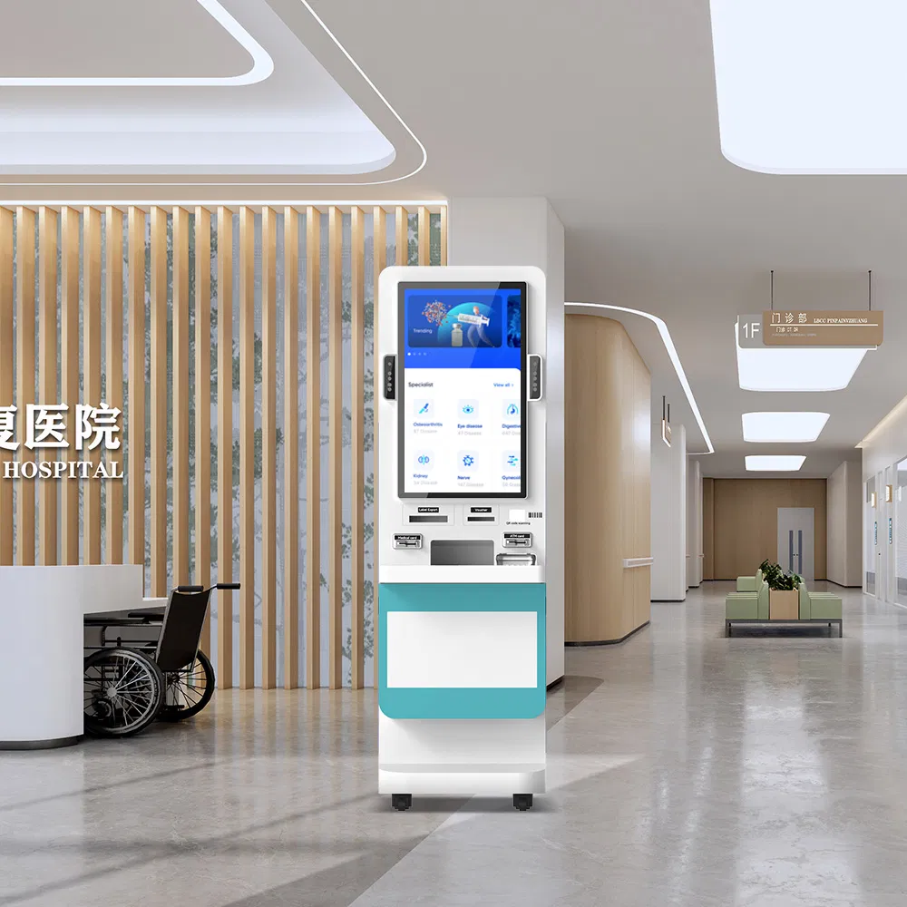 23.6 Inch 24inch 32inch Touch Screen Scan Qr Code POS Payment Self Food Order Service Kiosk