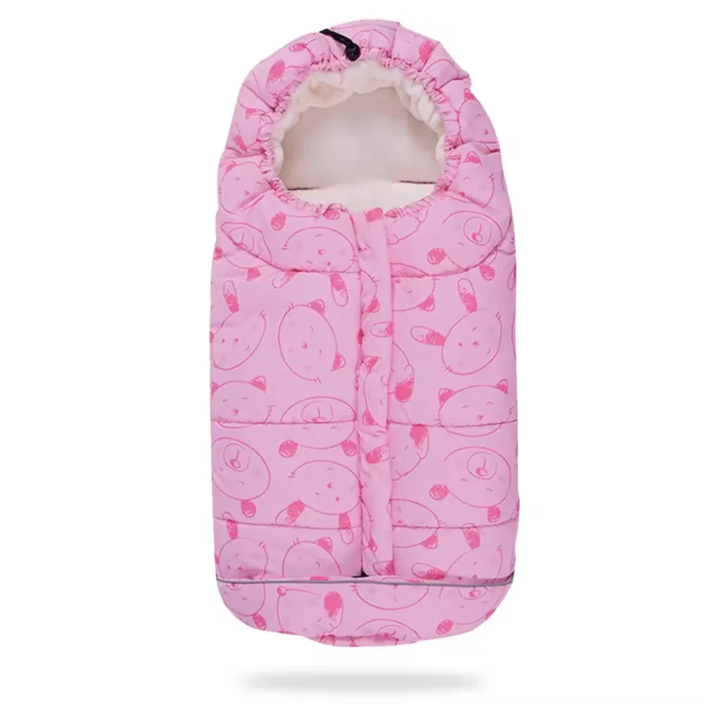 Cozy Waterproof Baby Sleeping Bag for Winter Stroller Use