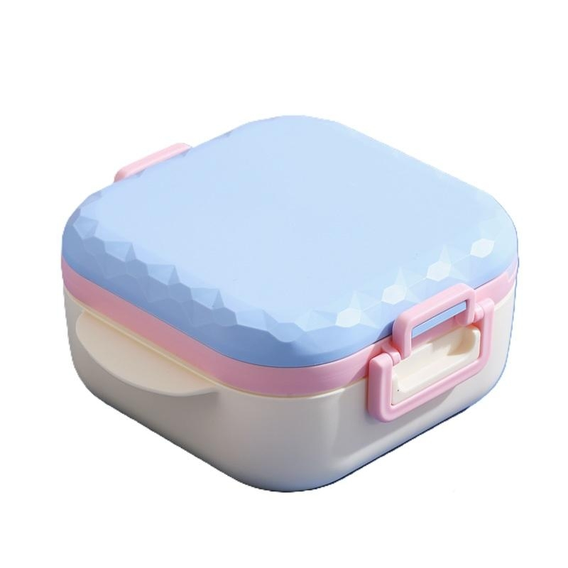 Eco-Friendly Family Lunch Box - Portable and Microwave-Safe Solution