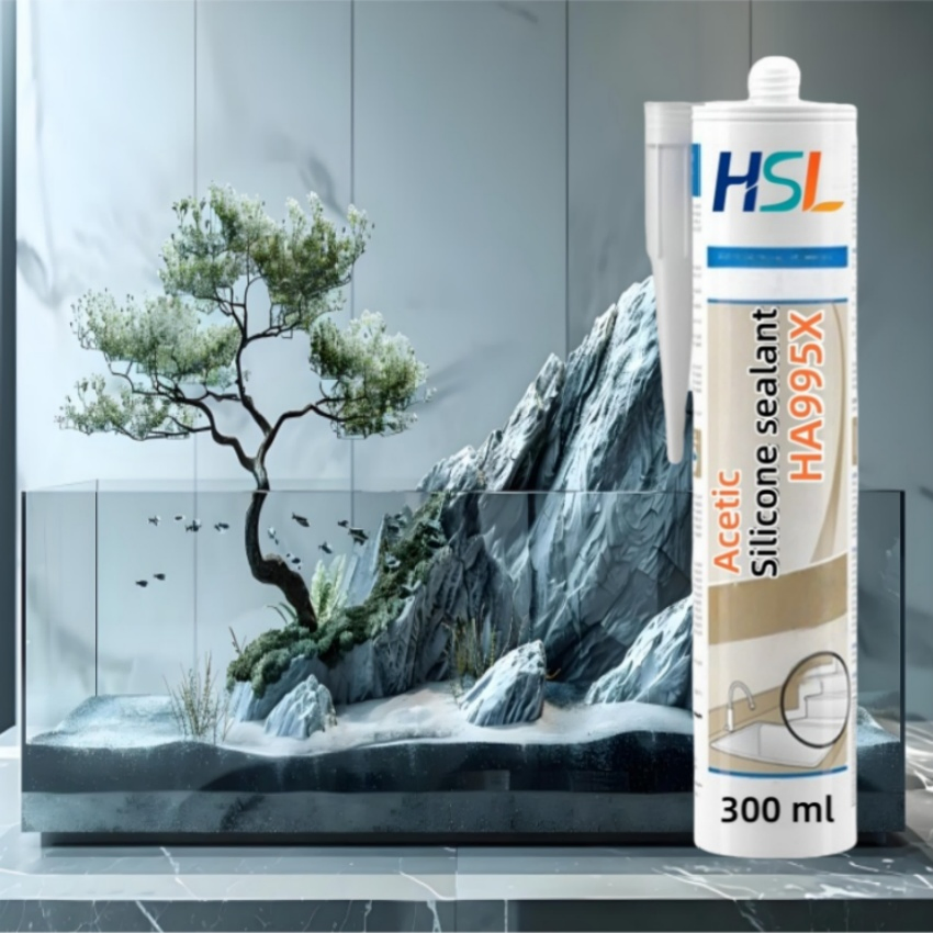 Heavy-Duty Acetic Silicone Adhesive for Kitchen and Bathroom