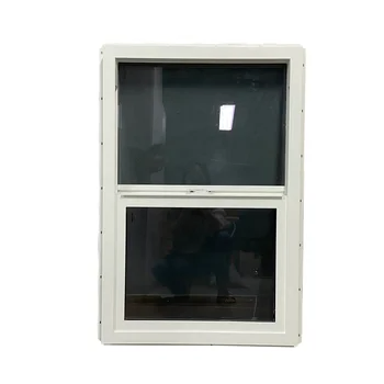  High Quality Waterproof Customized Frame Color American Style UPVC Windows Vinyl Single Hung Window