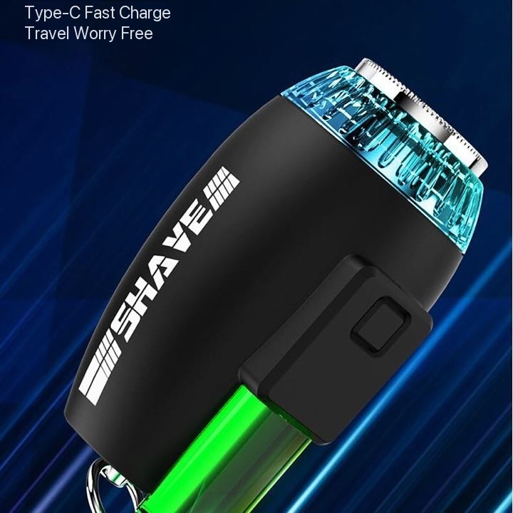 Hot Selling Small Beard Razor Turbine Aircraft Head Electric Shaver