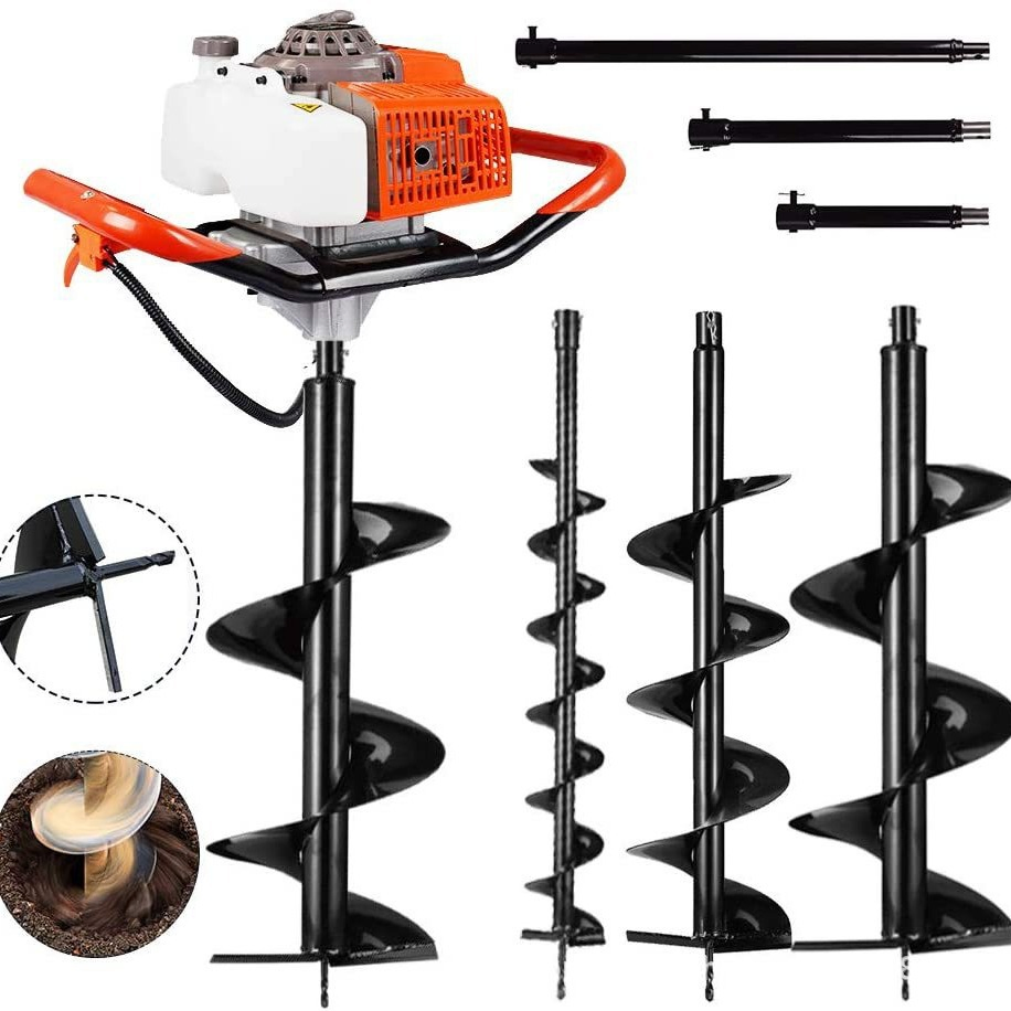 Agricultural Portable Ground Drill Yam Planting and Digging Machine Power Earth Augers