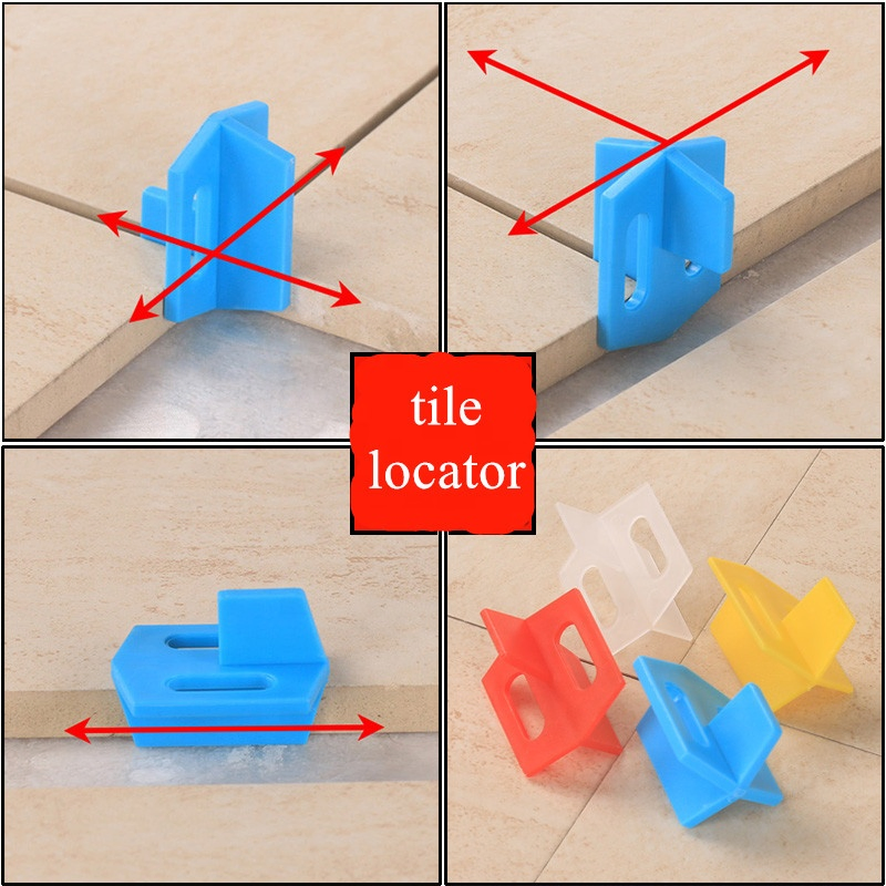 Precision Tile Leveling Clips - 100 Pack for 3-12mm Tiles