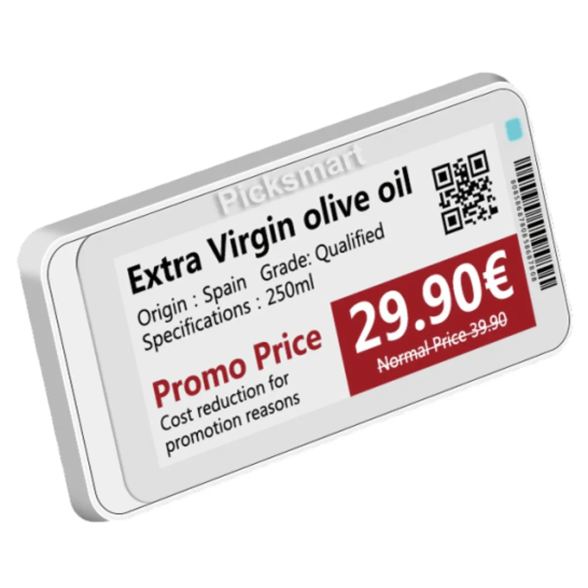 ESL E-Paper Module Ink Screen Price Tag Electronic Price Tag Price Update Fuction Bluetooth Electronic Shelf Label