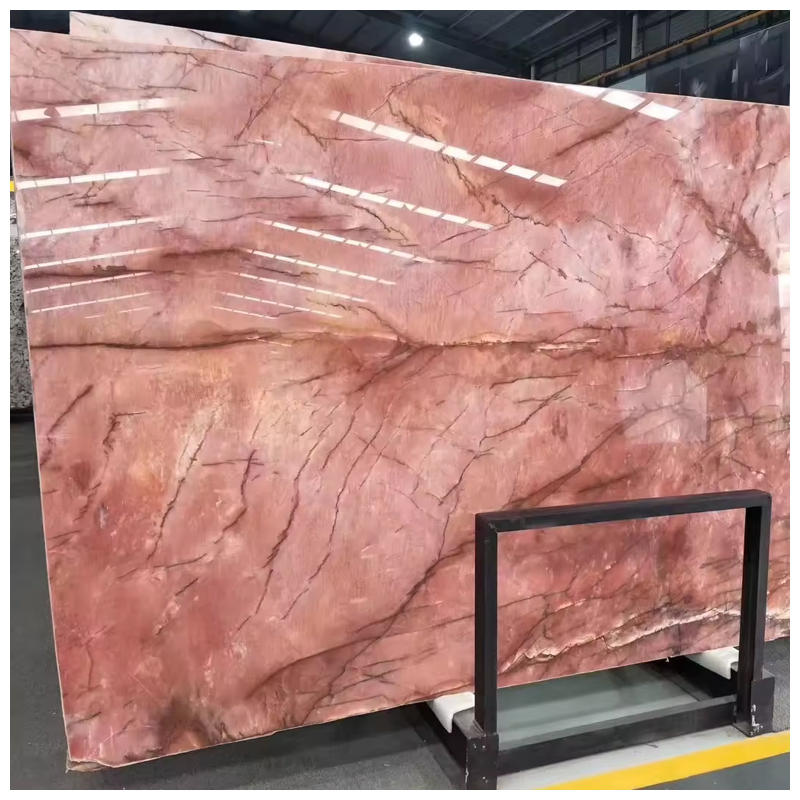 Brazilian Pink Cristallo Juliet Quartzite for Feature Wall and Countertops