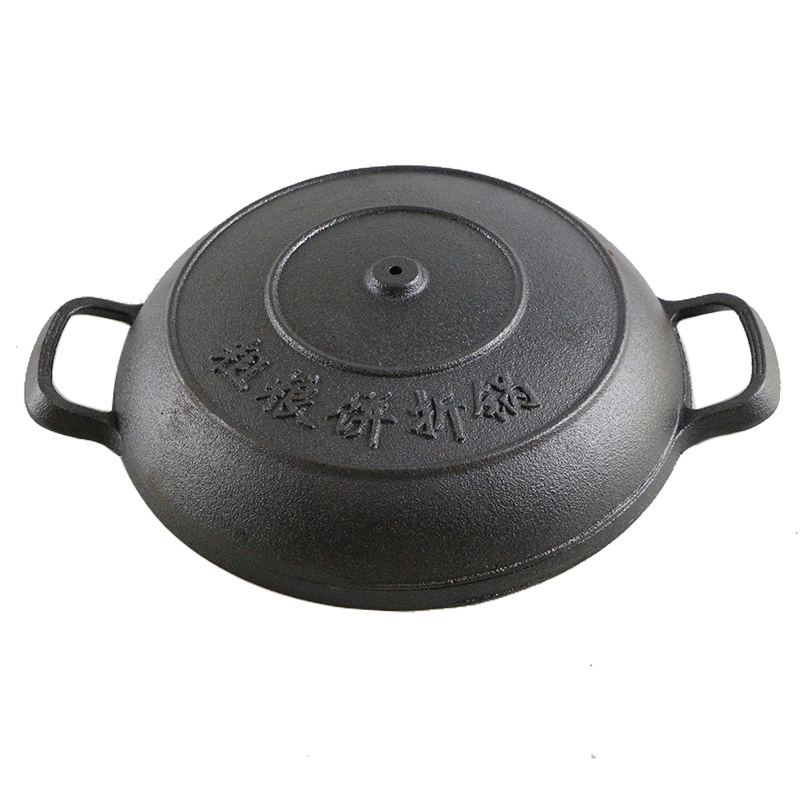 Чугунная сковорода для блинов с предварительной прокалкой