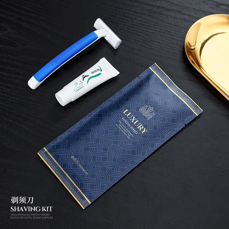 Disposable Guest Room Supplies Kit Eco Friendly Hotel Amenities Toiletries Set for Hotel